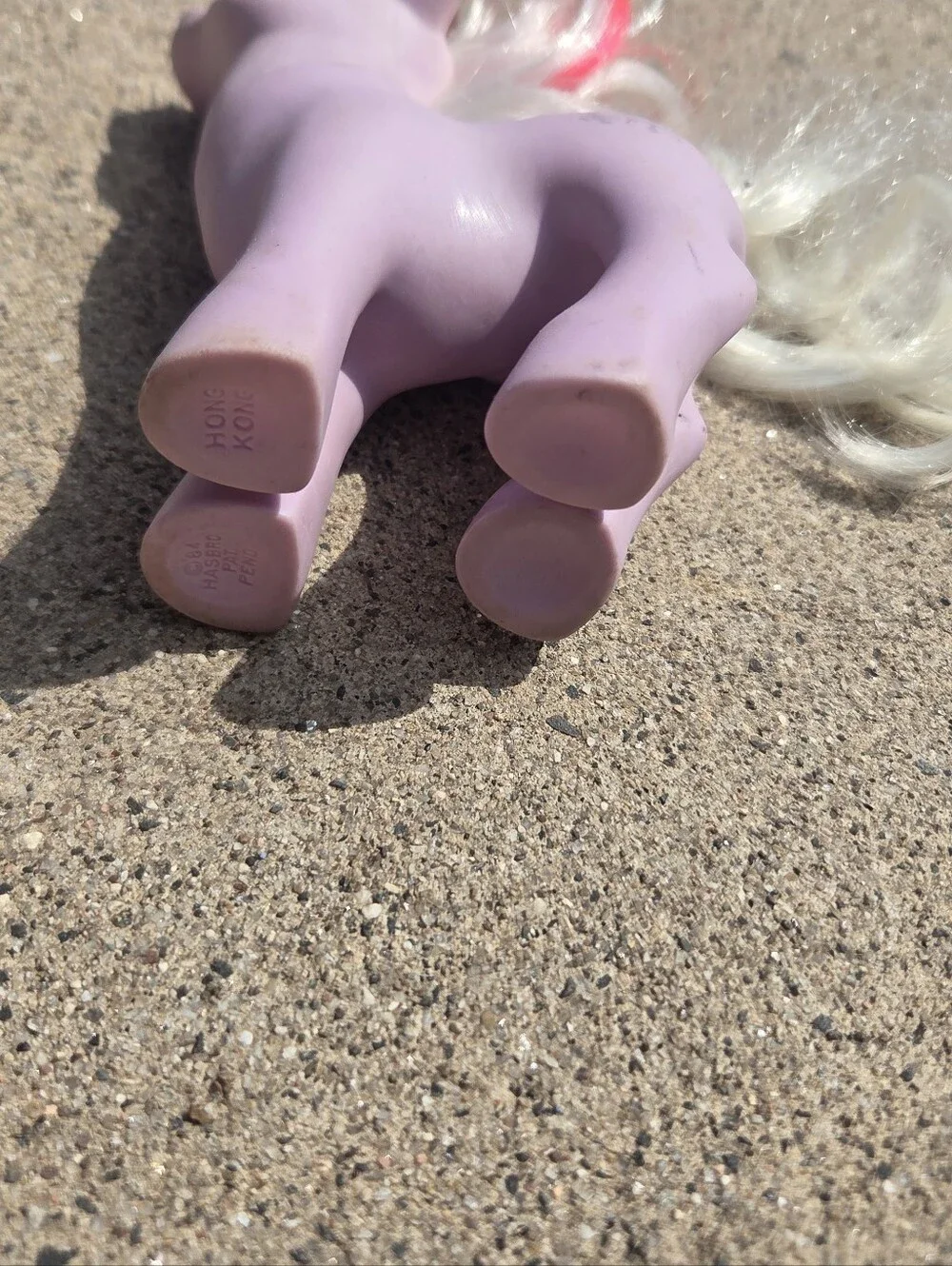 1984 Hasbro My Little Pony G1 Powder Unicorn Collectible Toy Figure